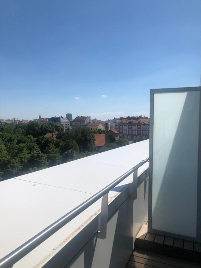 Apartamento Augartenblick Penthaus 16 Viena Exterior foto