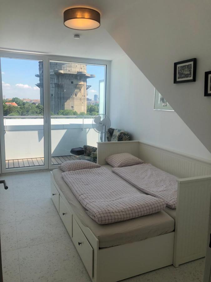 Apartamento Augartenblick Penthaus 16 Viena Exterior foto