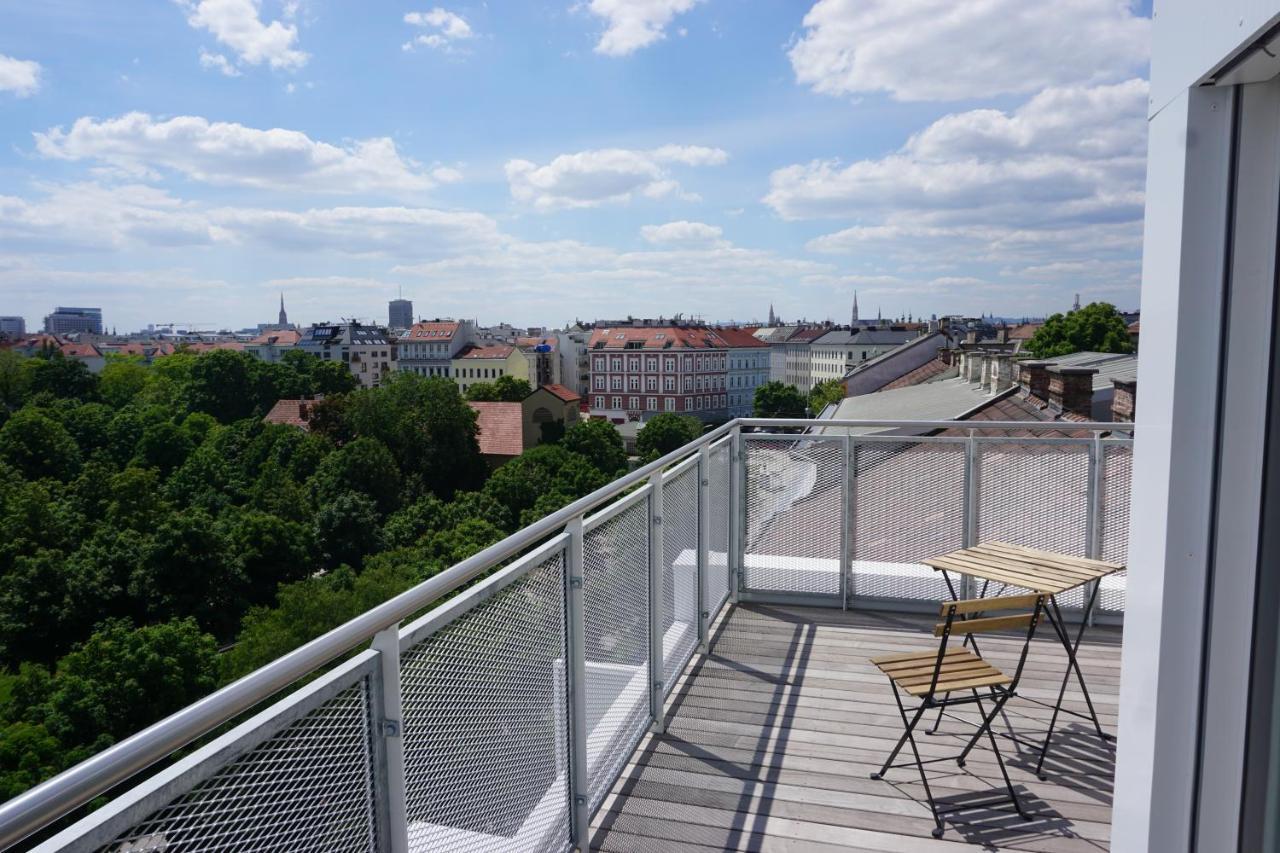 Apartamento Augartenblick Penthaus 16 Viena Exterior foto