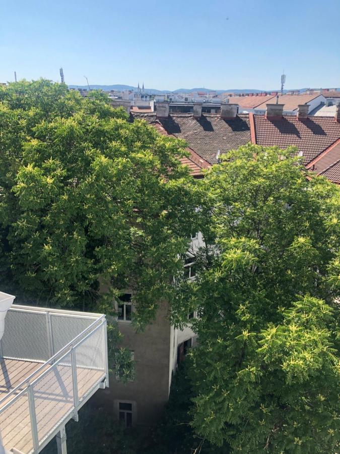 Apartamento Augartenblick Penthaus 16 Viena Exterior foto