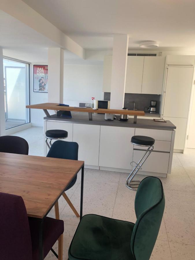 Apartamento Augartenblick Penthaus 16 Viena Exterior foto